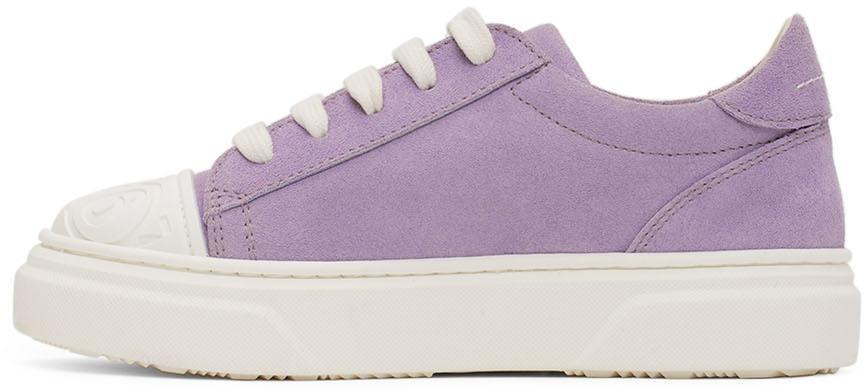 商品MAISON MARGIELA|Kids Purple Lace-Up Sneakers,价格¥1267,第5张图片详细描述