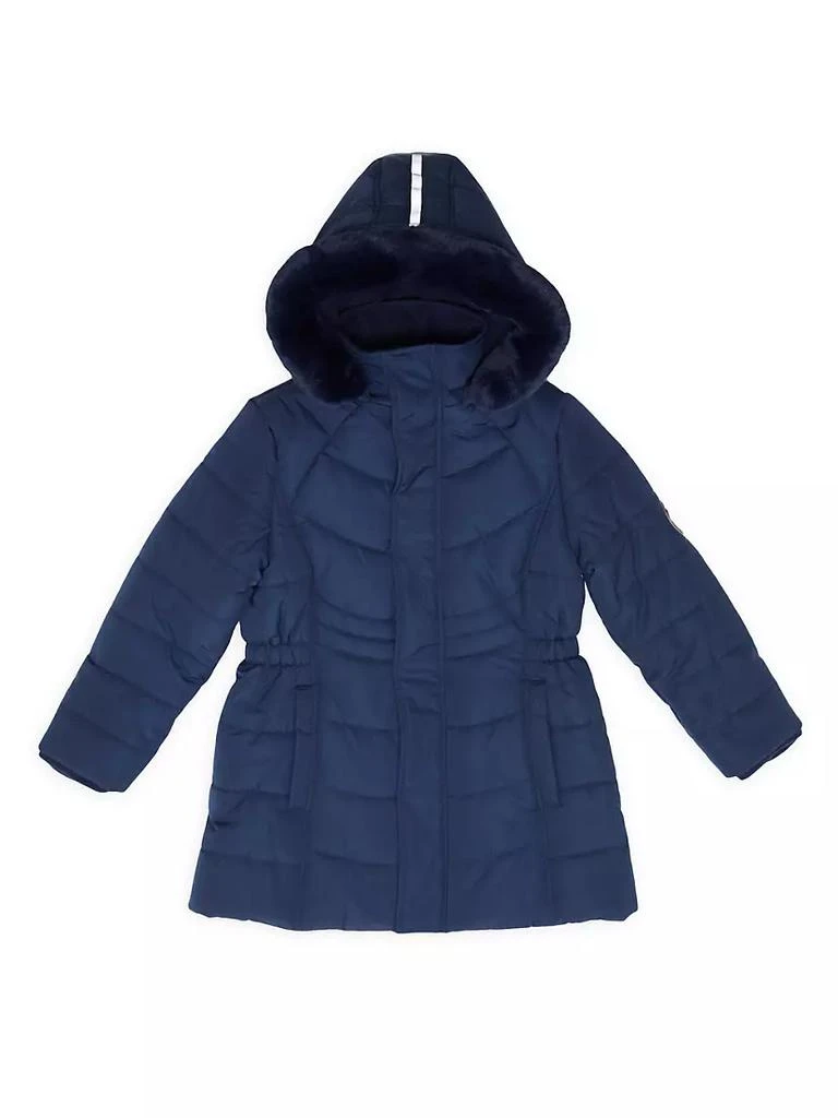 商品Andy & Evan|Little Girl's & Girl's Bubble Hooded Parka,价格¥335,第1张图片