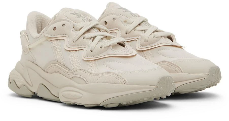 商品Adidas|Kids Beige Ozweego Big Kids Sneakers,价格¥385,第4张图片详细描述