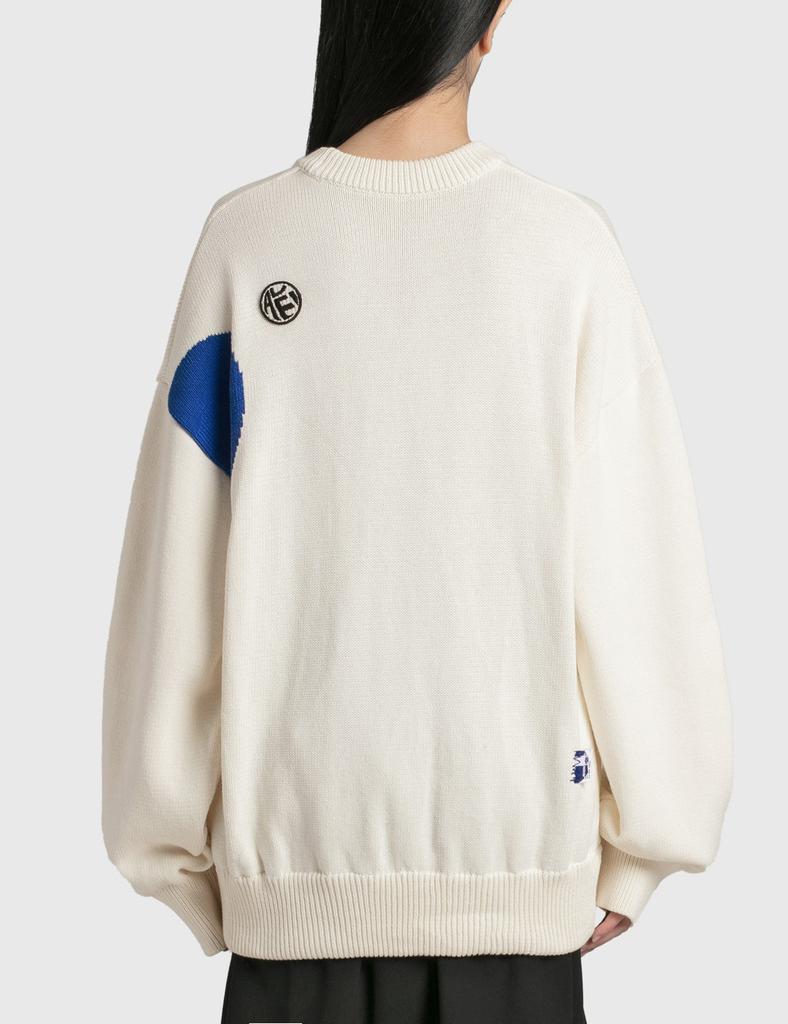 ADER error]ADER error女款毛衣|Twin Heart Logo Knit 棉, 编织, 布