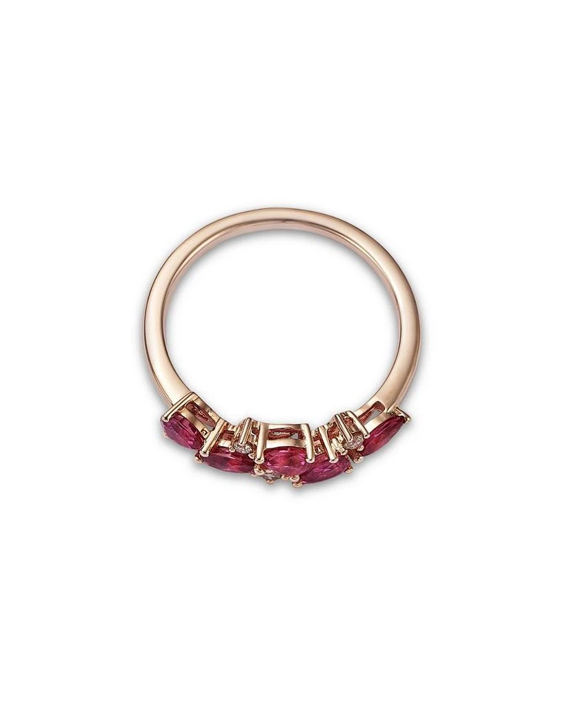 Ruby & Diamond Ring in 14K Rose Gold 商品