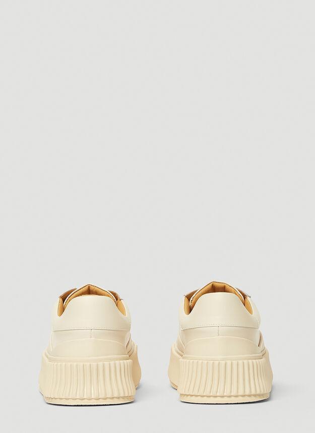 商品Jil Sander|Ribbed-Sole Sneakers in White,价格¥4941,第6张图片详细描述