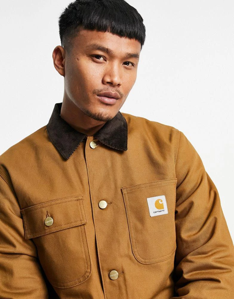 商品Carhartt|Carhartt WIP michigan coat in brown,价格¥1586,第3张图片详细描述