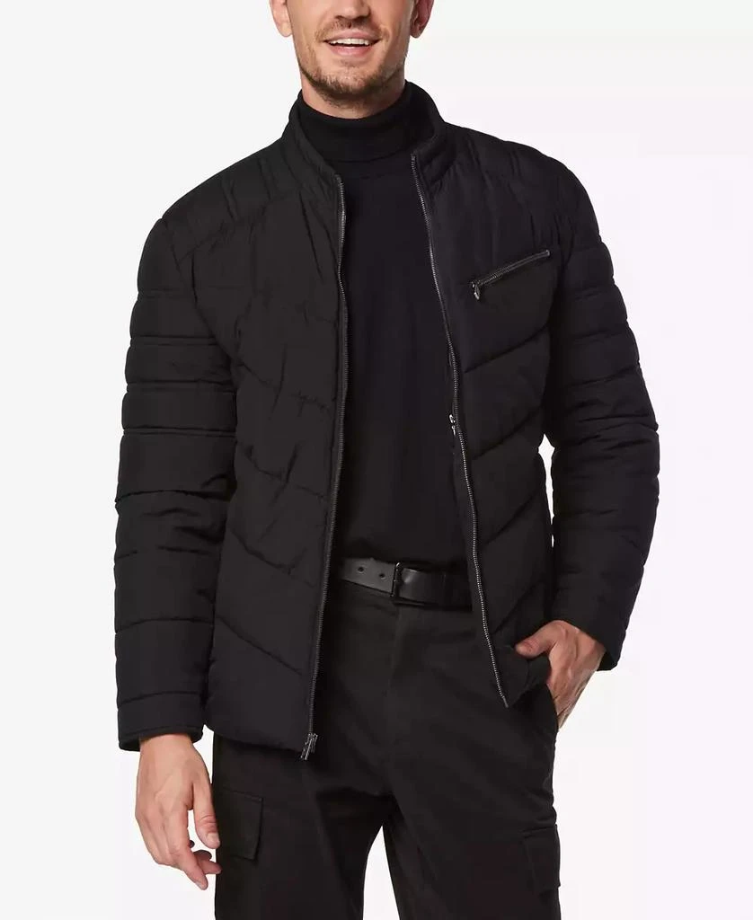 商品Marc New York by Andrew Marc|Men's Winslow Stretch Packable Puffer Jacket,价格¥660,第3张图片详细描述