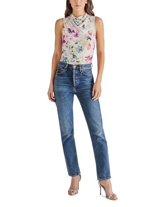 商品Steve Madden|Dalia Floral Draped Bodysuit,价格¥360,第4张图片详细描述