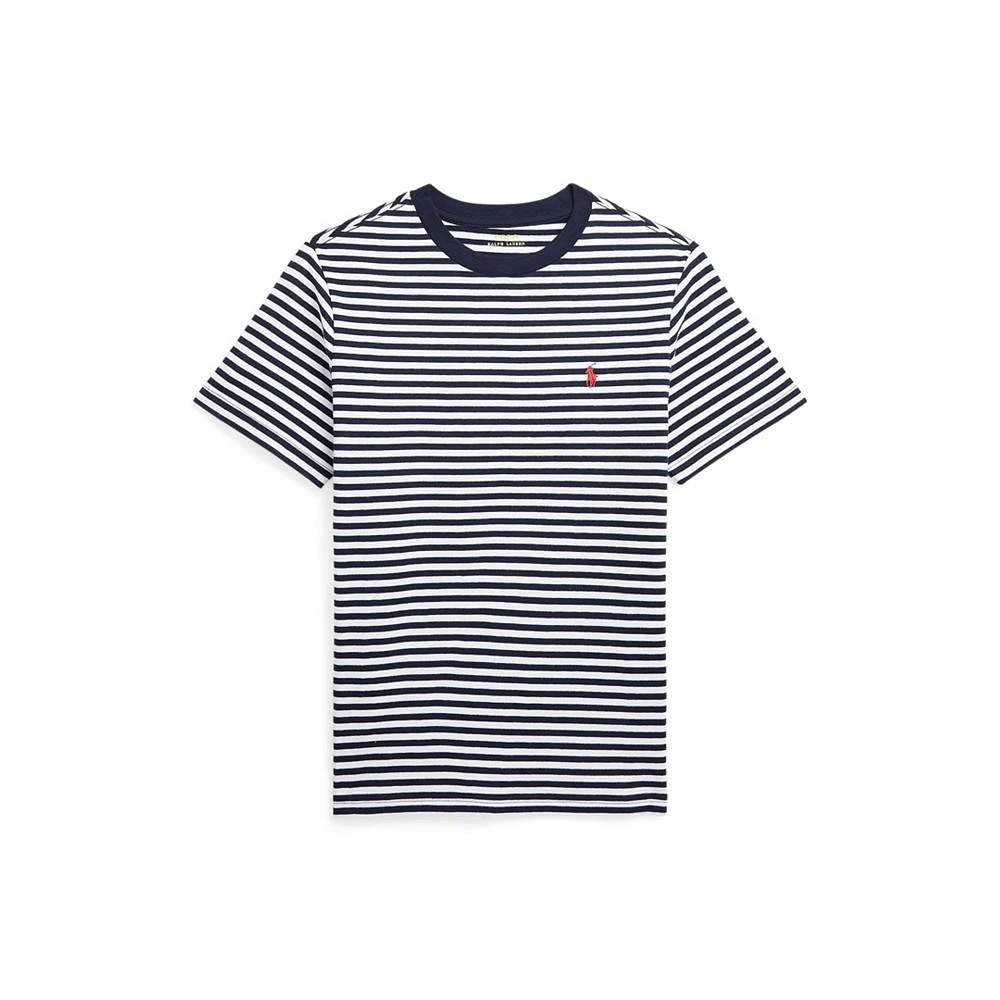商品Ralph Lauren|Big Boys Striped Cotton Jersey Short Sleeve T-shirt,价格¥224,第1张图片