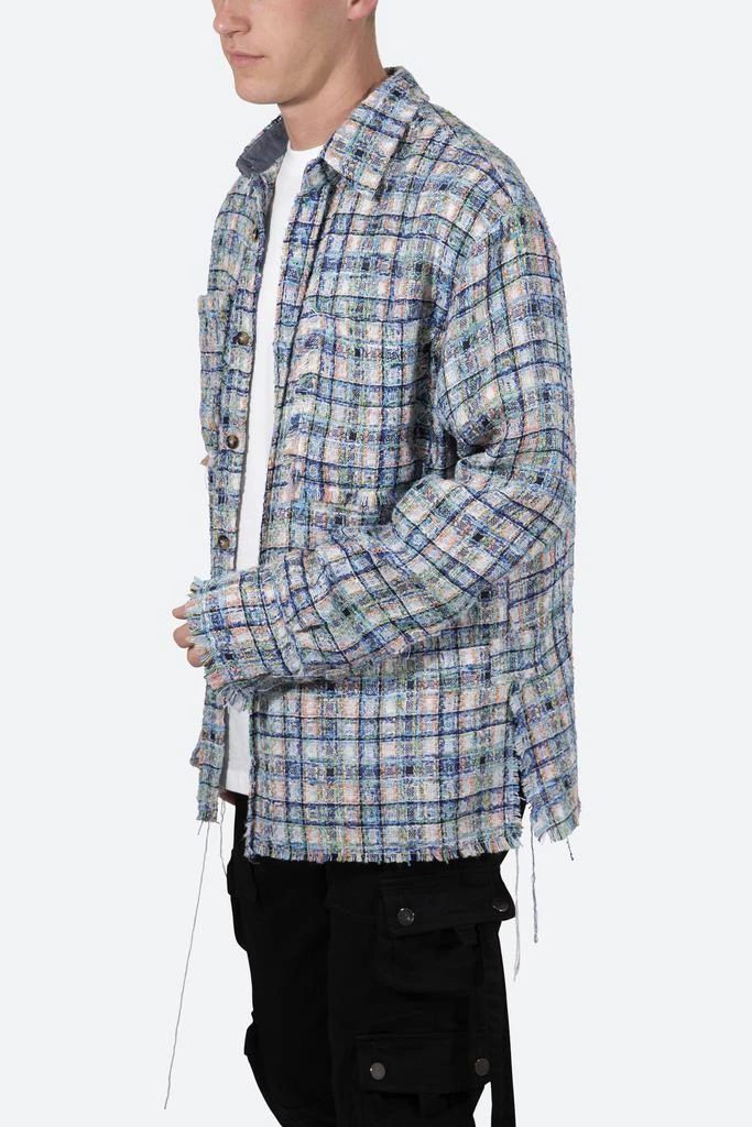 Heavyweight Raw Edge Flannel - Blue/White 商品