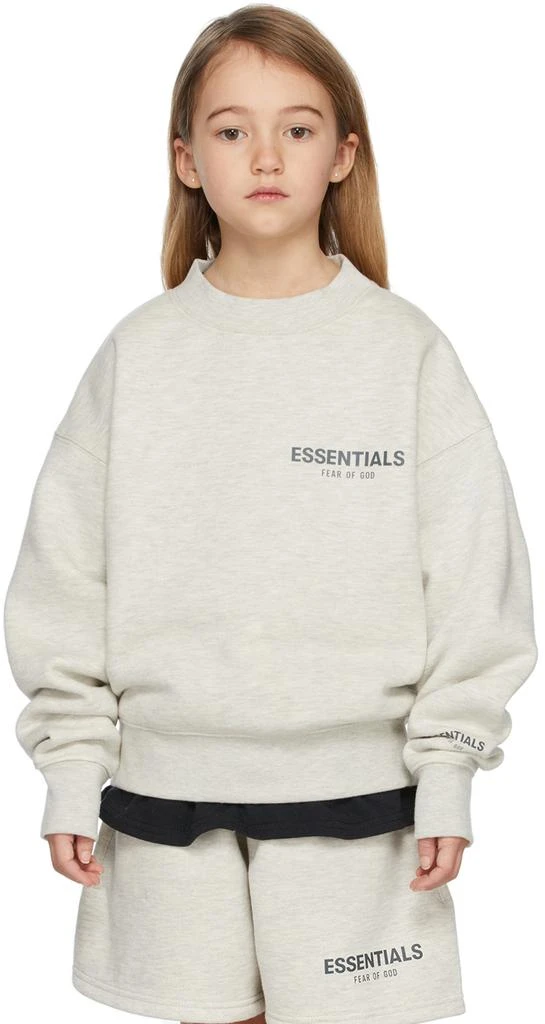 商��品Essentials|Kids Off-White Pullover Sweatshirt,价格¥352,第2张图片详细描述
