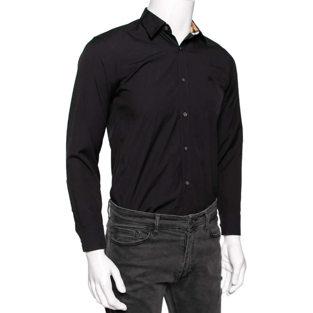 商品[二手商品] Burberry|Burberry Black Cotton Button Front Shirt XS,价格¥944,第2张图片详细描述