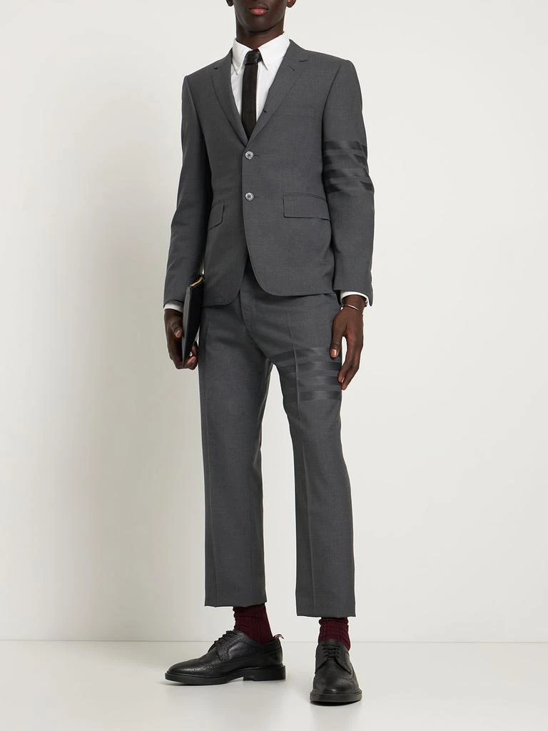 商品Thom Browne|Classic Wool Pants W/ Stripes,价格¥4790,第1张图片详细描述