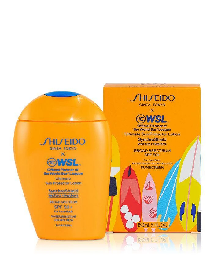 商品Shiseido|Limited Edition World Surf League Ultimate Sun Protector Lotion SPF 50+ 5 oz.,价格¥374,第1张图片