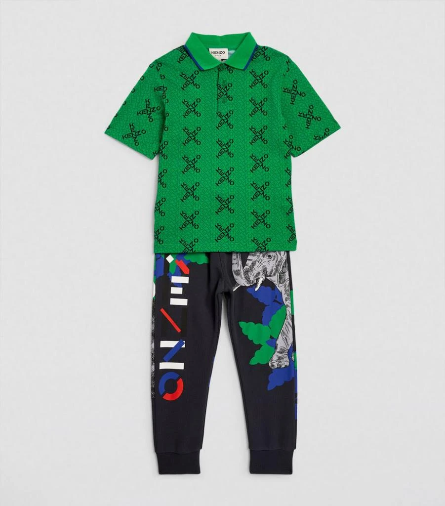 商品Kenzo|All-Over Little X Polo Shirt (2-12 Years),价格¥577,第2张图片详细描述