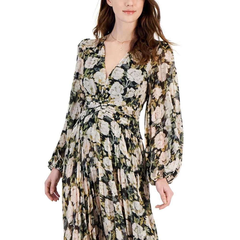 商品ASTR|Women's Ayana Floral Print Pleated Maxi Dress,价格¥737,第4张图片详细描述