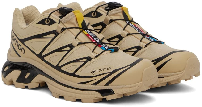 商品Salomon|Beige XT-6 GORE-TEX Sneakers,价格¥1505,第4张图片详细描述