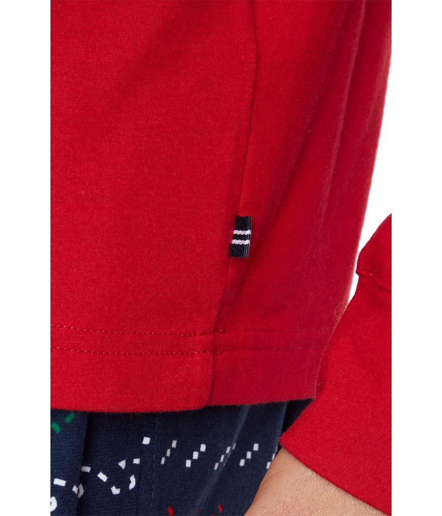 商品Nautica|Color-Block Long Sleeve Sleep Top,价格¥126,第5张图片详细描述