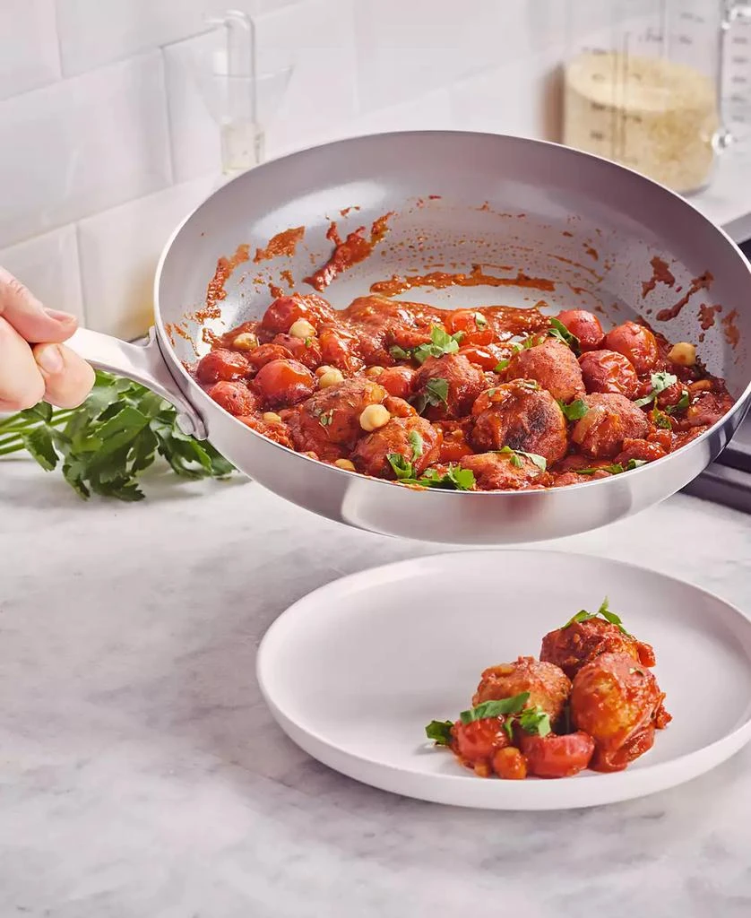 商品Greenpan|Chatham Tri-Ply Stainless Steel Ceramic Nonstick 3 Piece Frying Pan Set,价格¥1855,第5张图片详细描述