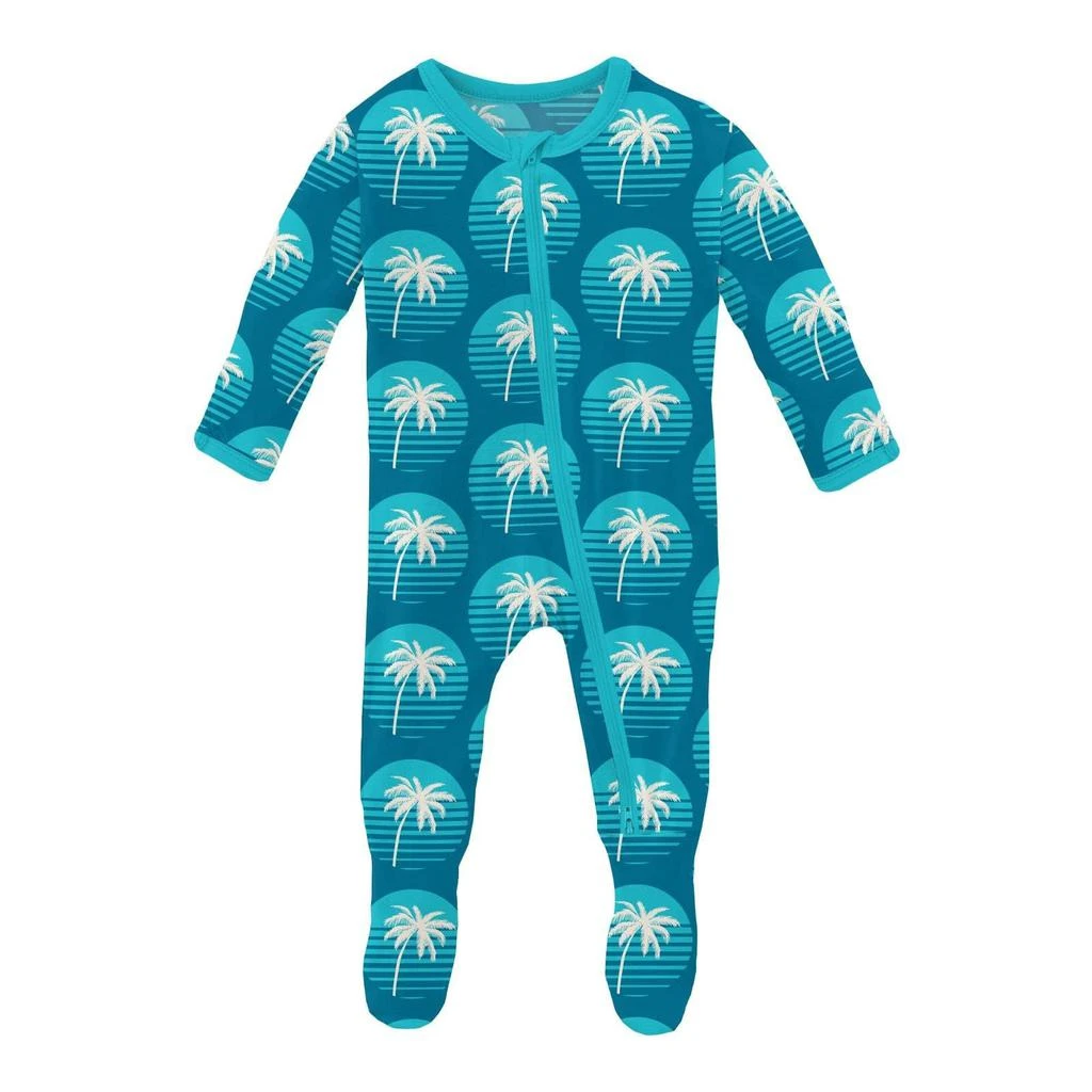 商品KicKee Pants|Print Footie with Two-Way Zipper (Infant),价格¥223,第1张图片