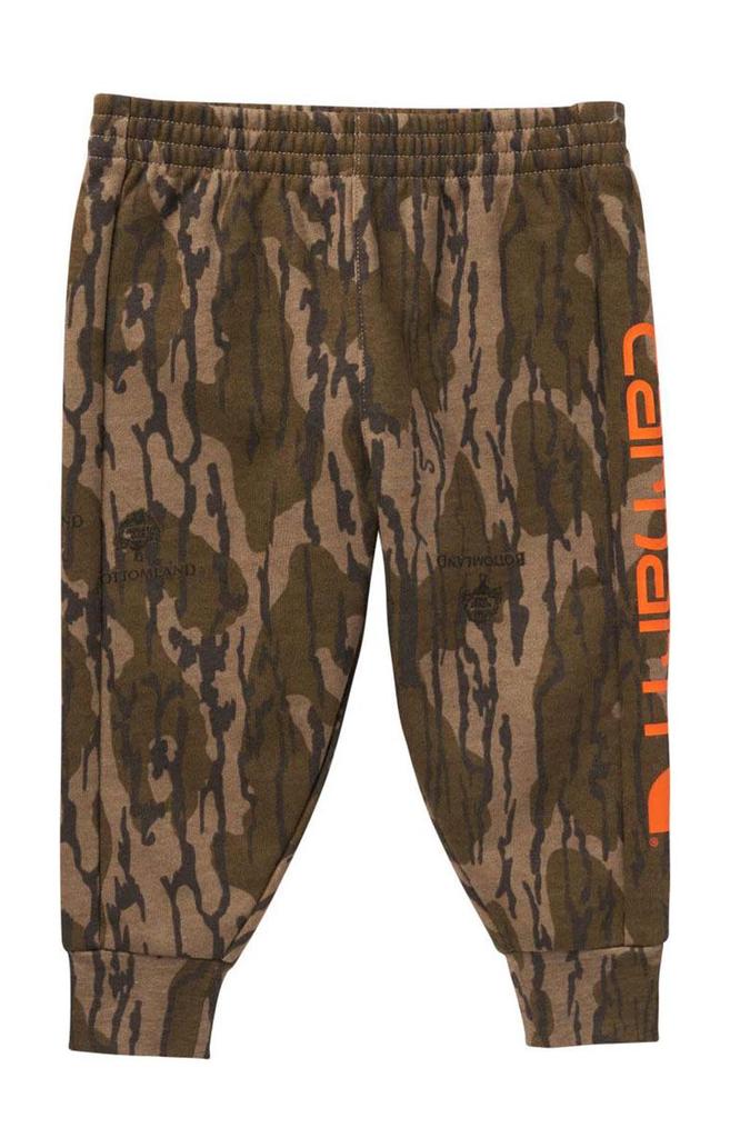 (CK8411) Elastic Waistband Logo Fleece Camo Sweatpant - Mossy Oak Bottomland Camo商品第1张图片规格展示