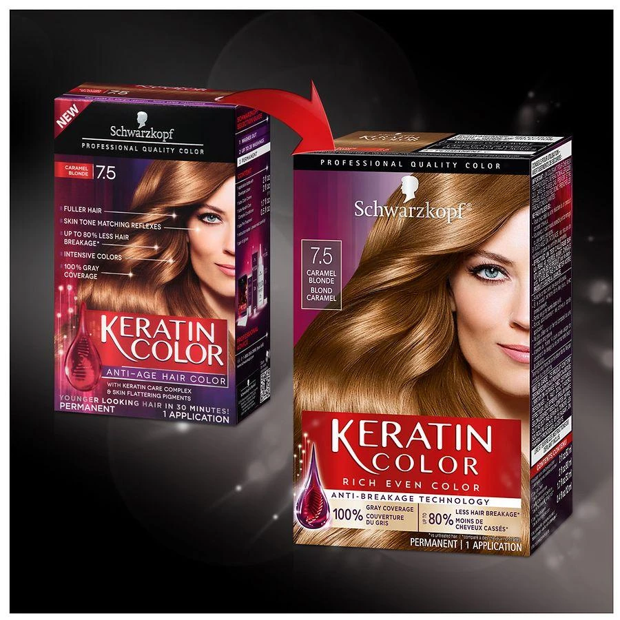 商品Schwarzkopf Keratin Color|Permanent Hair Color Cream,价格¥105,第3张图片详细描述