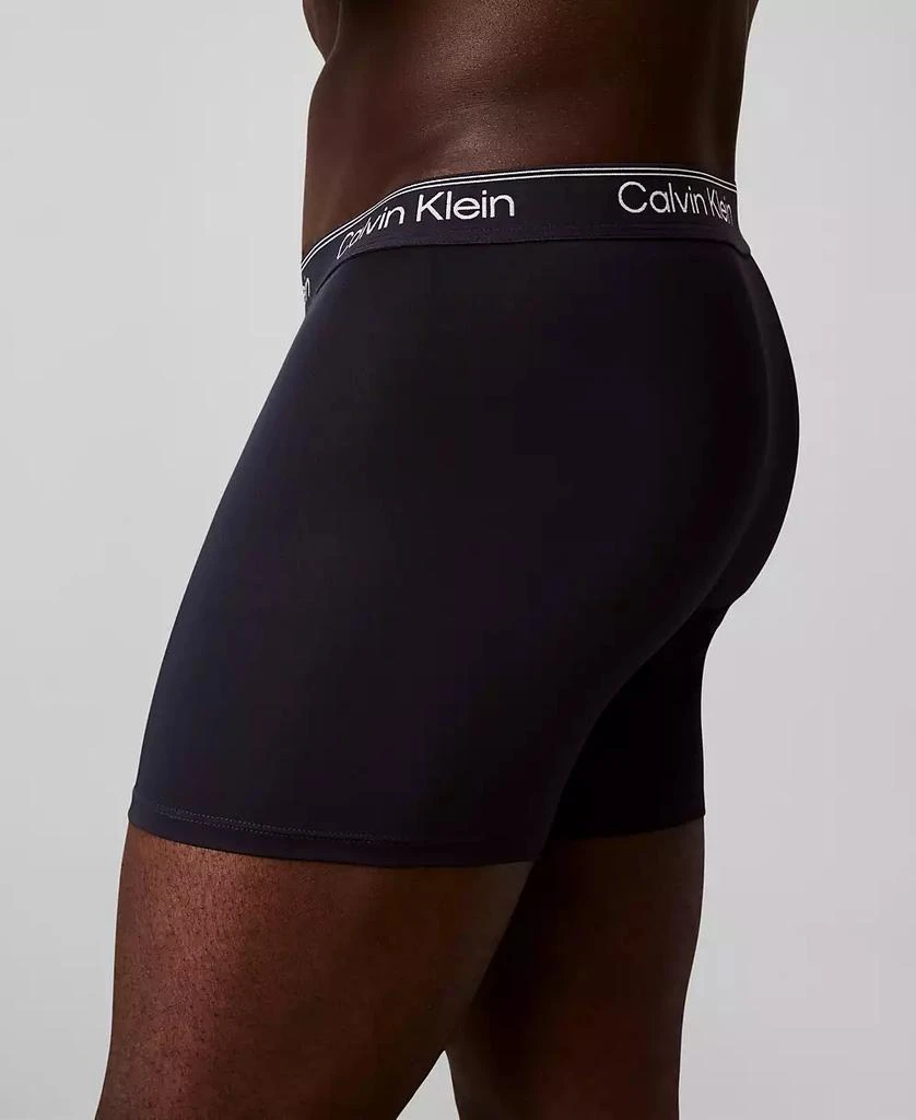 商品Calvin Klein|Men's 3+1 Bonus Micro Stretch Boxer Briefs Pack,价格¥221,第5张图片详细描述