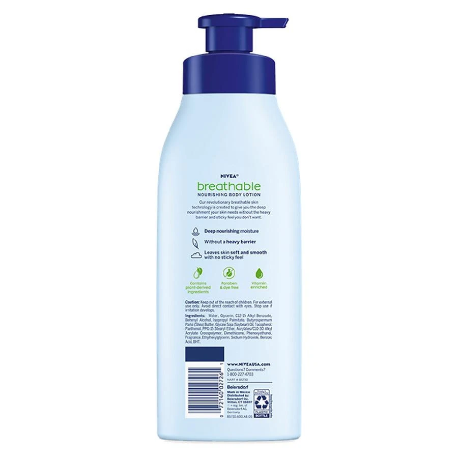 商品Nivea|Breathable Nourishing Body Lotion Fresh Fusion,价格¥67,第2张图片详细描述