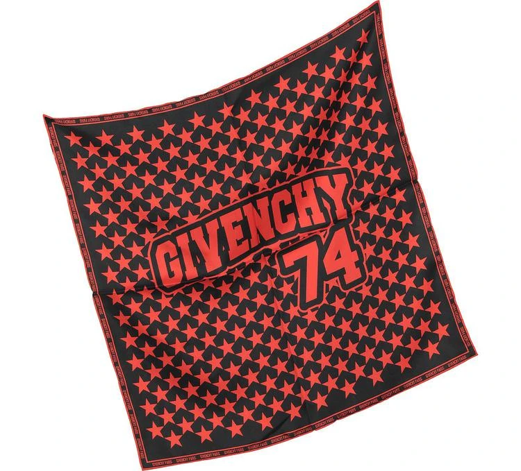 商品Givenchy|Givenchy 74 星星印花丝绸方巾,价格¥798,第2张图片详细描述
