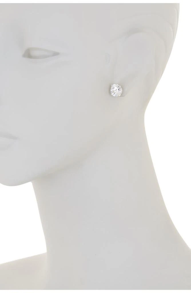 商品Nordstrom|Sterling Silver Round Cut CZ Studs - 8.00 ctw,价格¥114,第2张图片详细描述