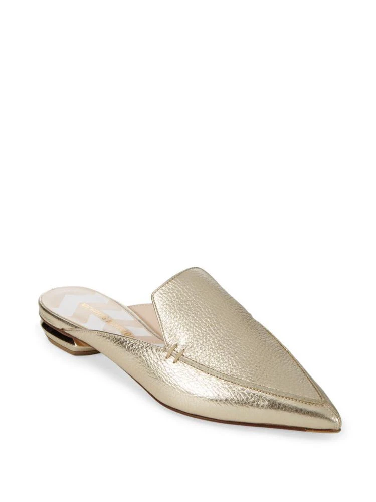 商品Nicholas Kirkwood|Beya Leather Metallic Mule,价格¥1484,第1张图片