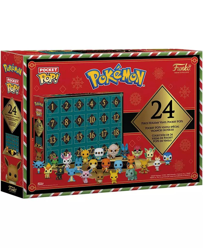 商品Funko|Holiday Calendar Pokemon, 24 Pocket Pop Vinyl Figures,价格¥380,第2张图片详细描述