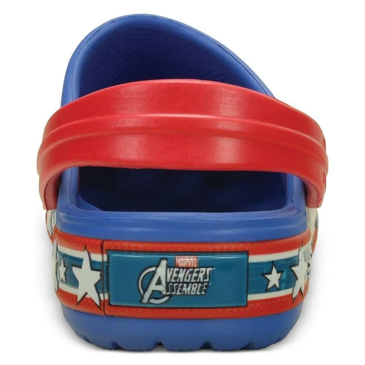 商品Crocs|Crocband Captain America Clogs, Toddler Boys & Girls (2T-4T), Little Boys (2-7) & Little Girls (2-6X),价格¥264,第5张图片详细描述