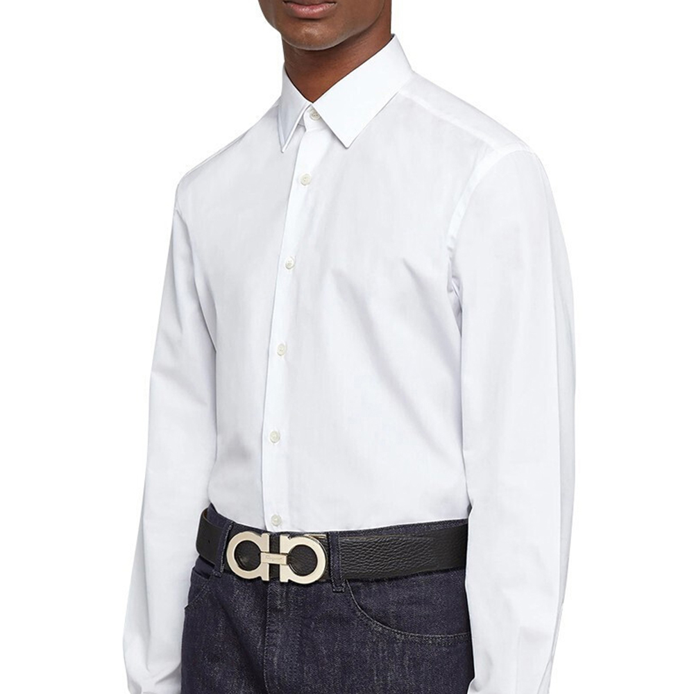 SALVATORE FERRAGAMO 菲拉格慕 男士黑色腰带 67-0017-742541【包装随机，部分无包装盒】商品第2张图片规格展示