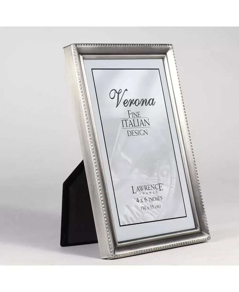 商品Lawrence Frames|Antique Pewter Picture Frame - Bead Border Design - 4" x 6",价格¥156,第2张图片详细描述