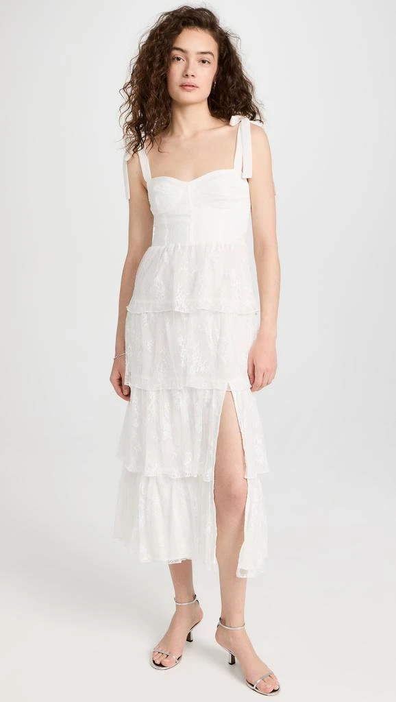 商品Wayf|Aria 层褶连衣裙,价格¥310,第1张图片