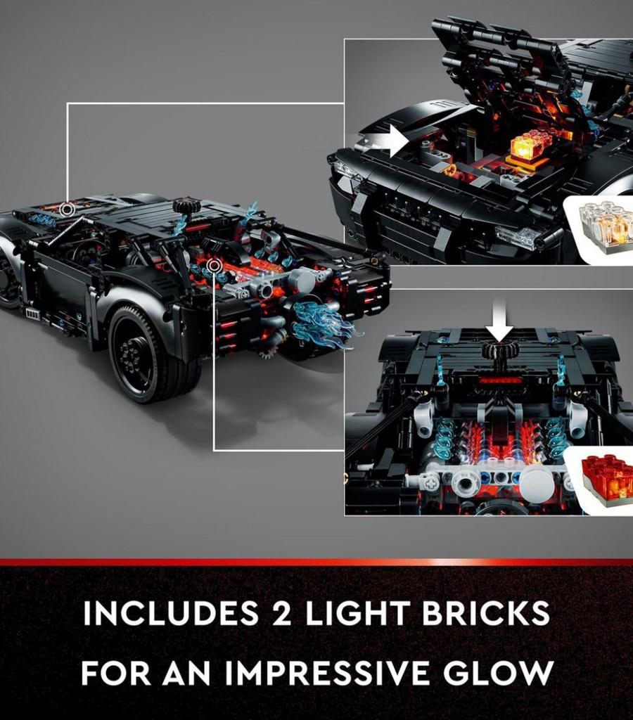 LEGO Technic The Batman Batmobile Toy Car 42127商品第4张图片规格展示