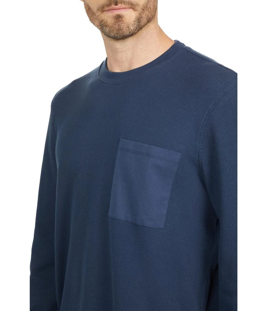 商品Ted Baker London|Zaplan Long Sleeve Textured Crew Neck,价格¥334,第3张图片详细描述