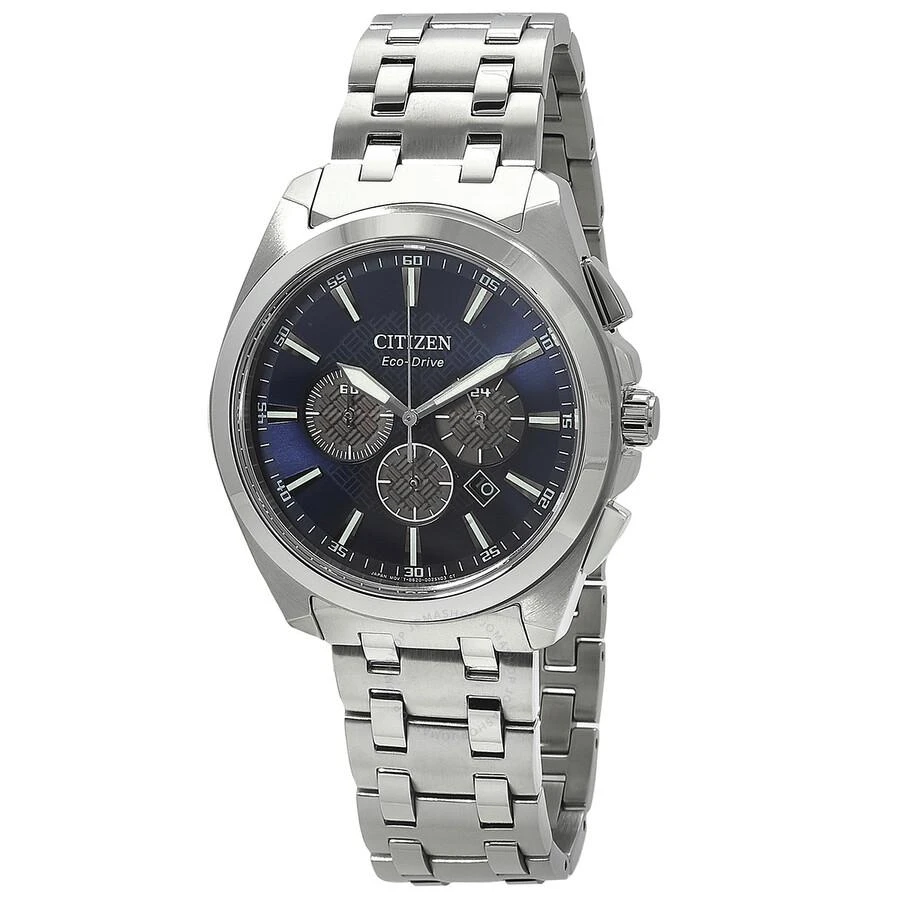 商品Citizen|Peyten Chronograph Eco-Drive Blue Dial Men's Watch CA4510-55L,价格¥2149,第1张图片