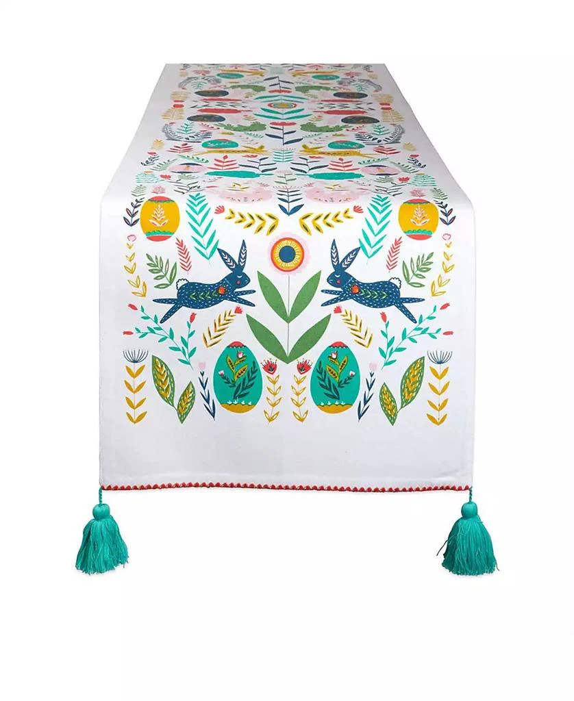 商品Design Imports|Easter Folk Garden Embellished Table Runner, 14 x 72",价格¥418,第1张图片