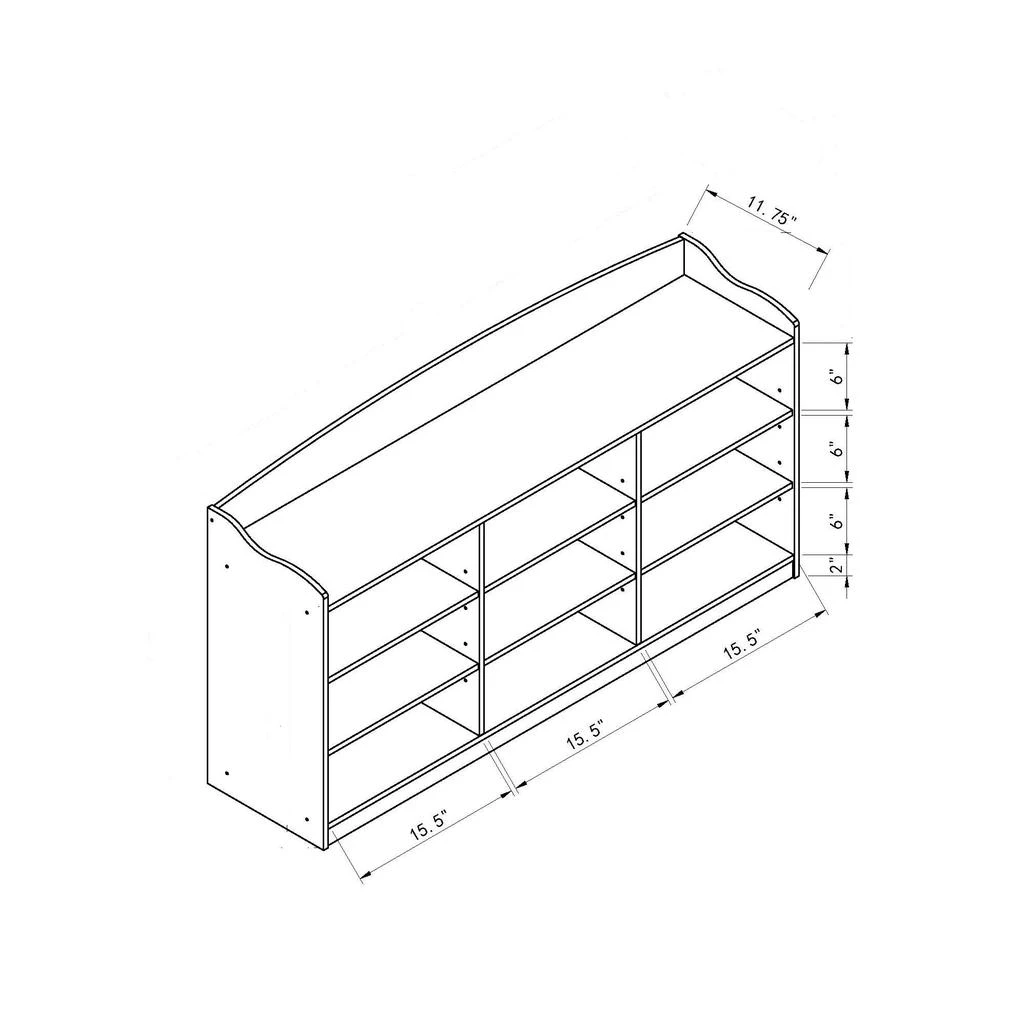 商品Streamdale Furniture|Streamdale Shoe Bench Red Cocoa,价格¥1280,第3张图片详细描述