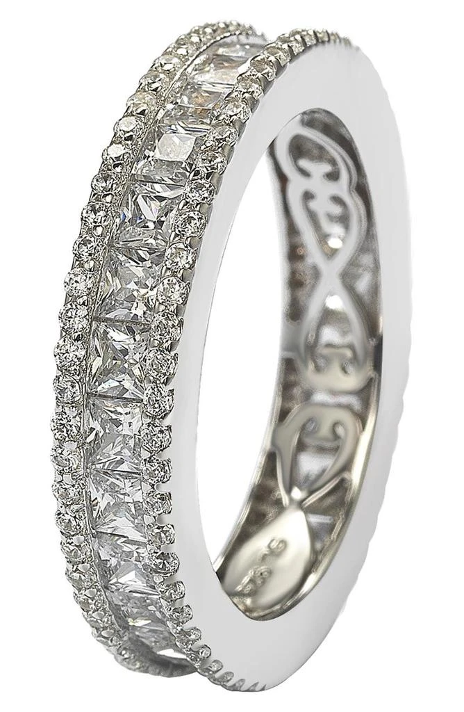 商品Suzy Levian|Square Cut CZ Eternity Band Ring,价格¥671,第3张图片详细描述