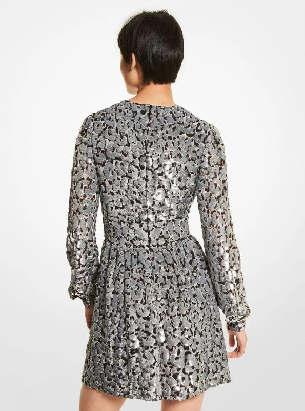 商品Michael Kors|Sequined Leopard Print Georgette Dress,价格¥4004,第2张图片详细描述