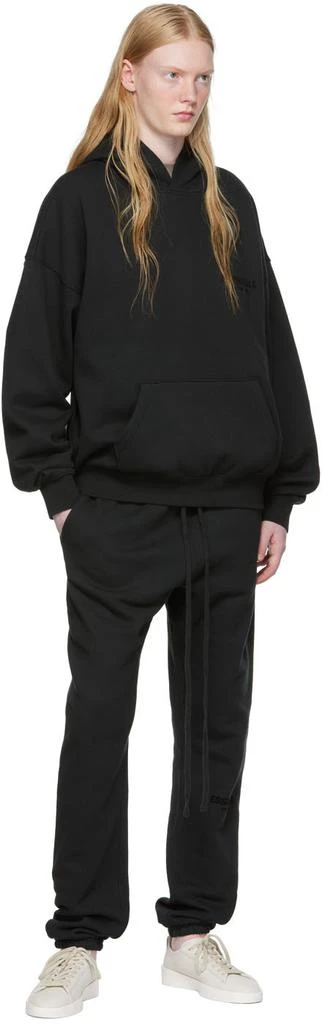 商品Essentials|Black Cotton Hoodie,价格¥724,第4张图片详细描述