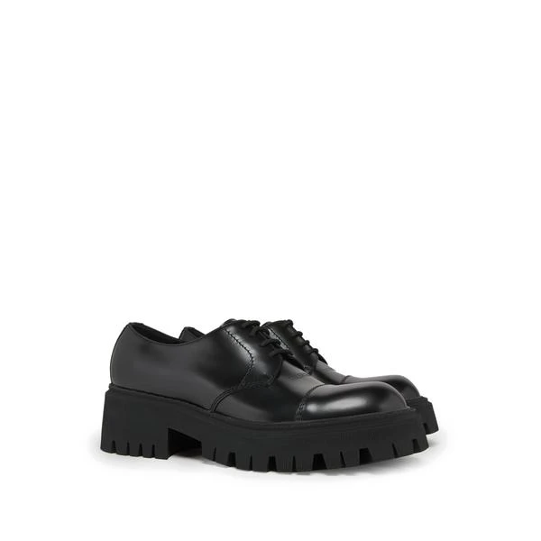 商品Balenciaga|Derbies à Lacets Tractor 65 mm en cuir,价格¥5798,第1张图片