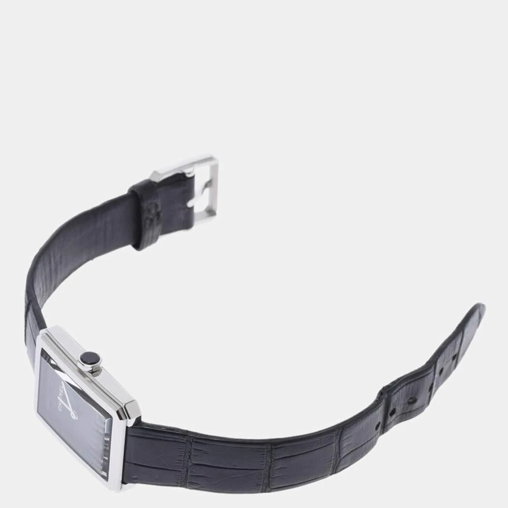 商品[二手商品] Chanel|Chanel Black Stainless Steel Boy-Friend H6585 Quartz Women's Wristwatch 27 mm,价格¥20632,第2张图片详细描述