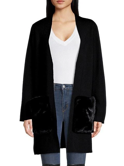 商品Kobi Halperin|Erin Wool & Faux Fur Cardigan,价格¥1191,第3张图片详细描述