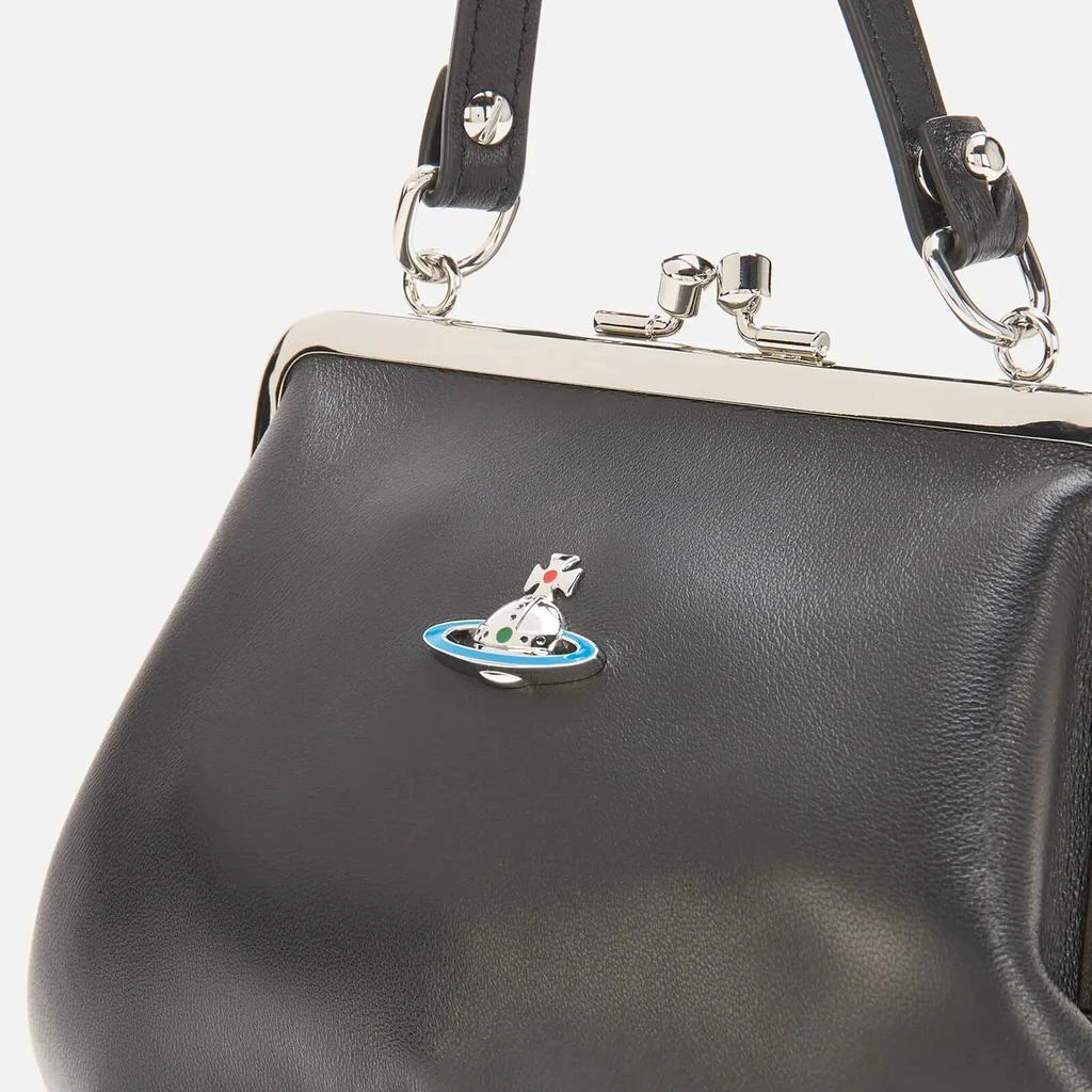 商品Vivienne Westwood|Vivienne Westwood Logo-Embellished Textured-Leather Shoulder bag,价格¥1712,第3张图片详细描述