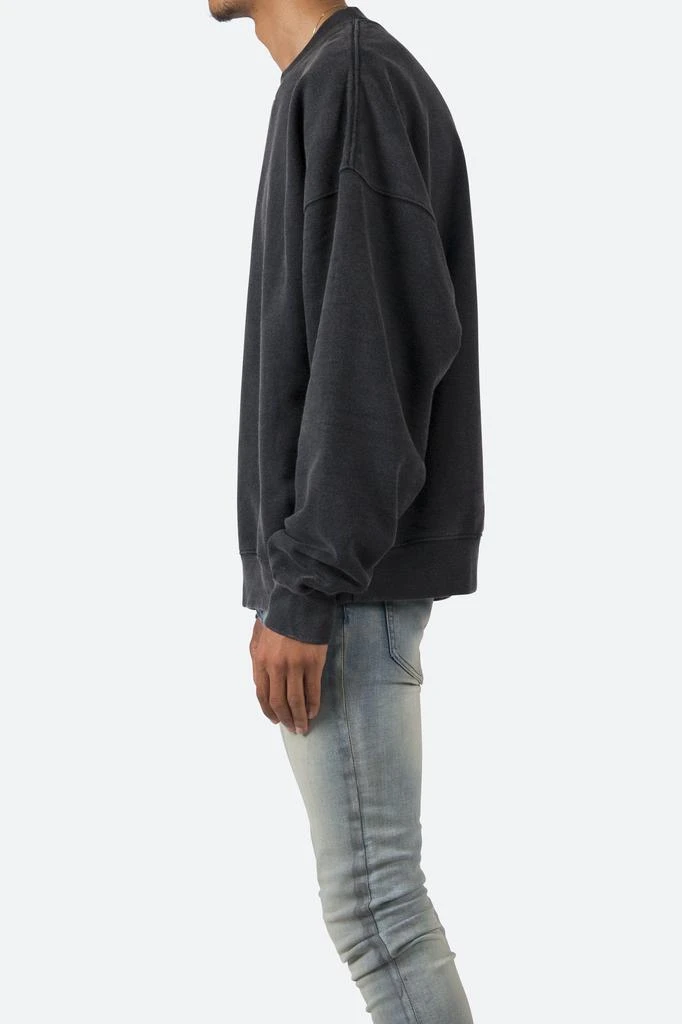 商品MNML|Vintage Wash Crewneck - Black,价格¥438,第3张图片详细描述