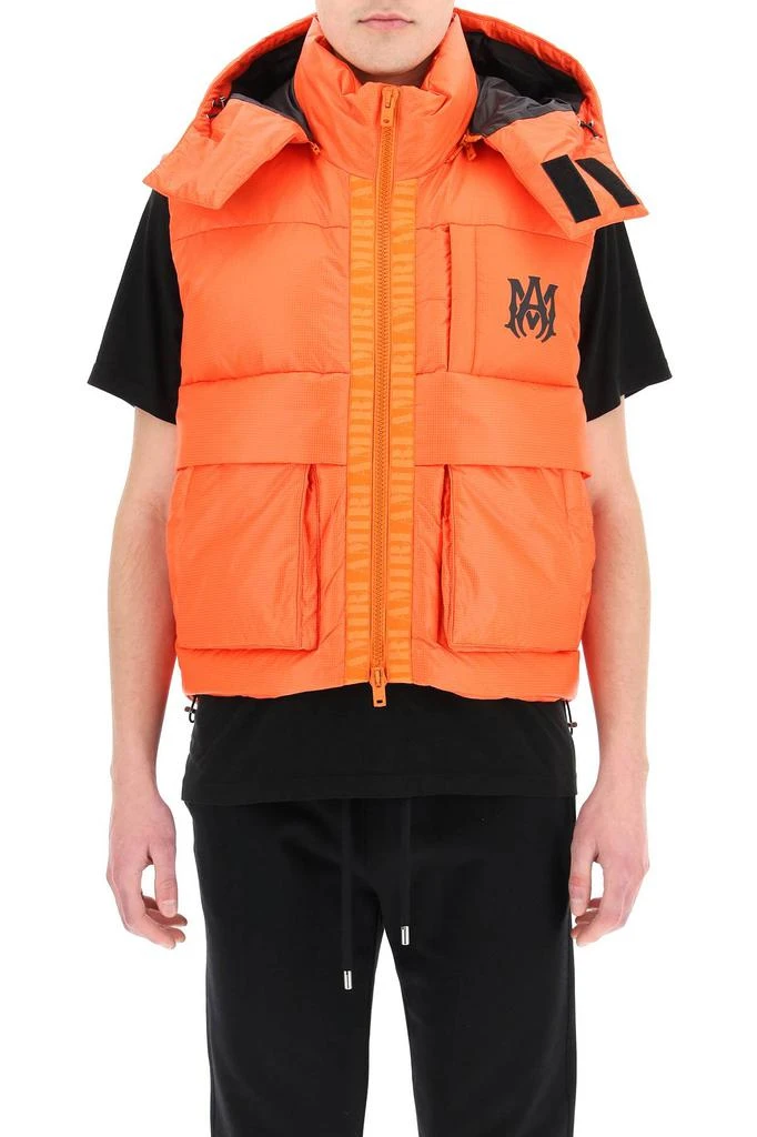 商品AMIRI|Amiri logo print padded vest,价格¥6648,第2张图片详细描述