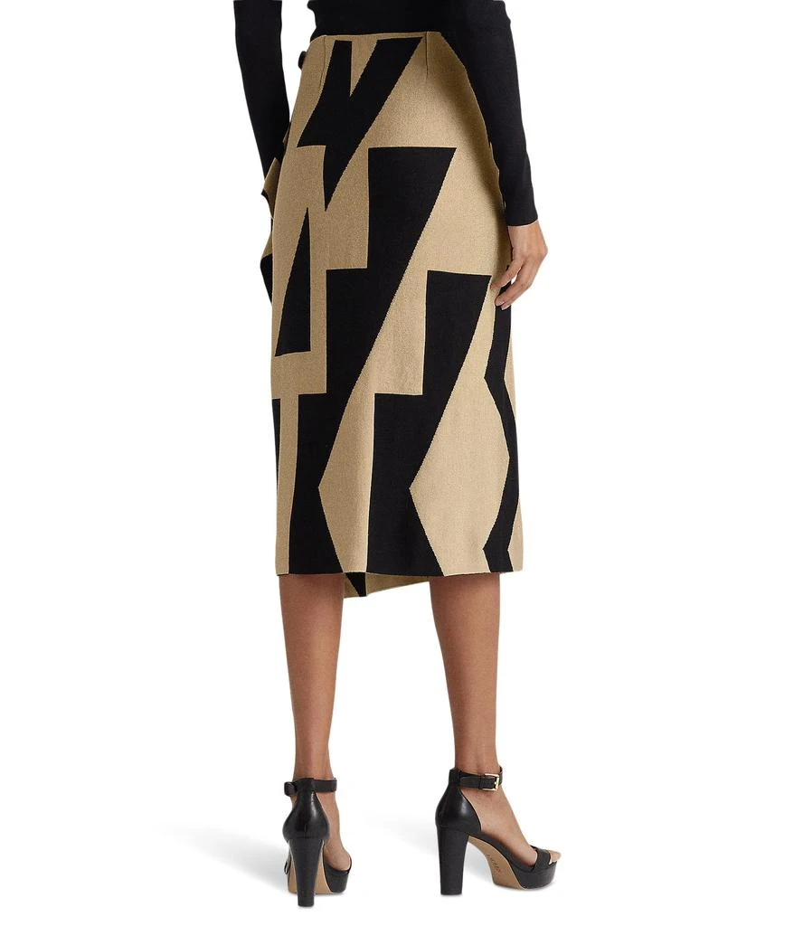 商品Ralph Lauren|Petite Geo Print Cotton Blend Pencil Skirt,价格¥1846,第2张图片详细描述