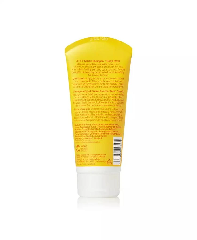 商品Weleda|2-In-1 Gentle Baby Shampoo and Body Wash with Calendula Extracts, 6.8 oz,价格¥108,第2张图片详细描述