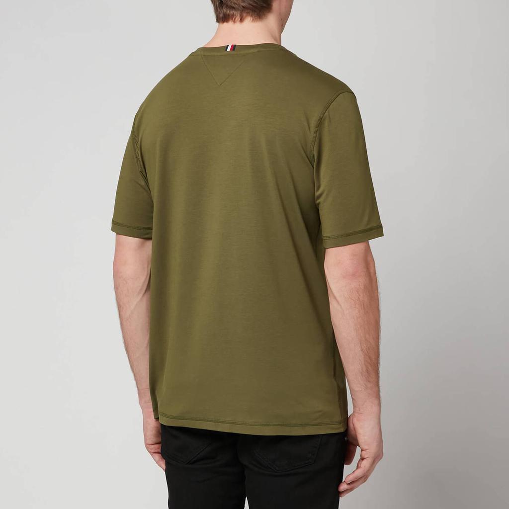 Tommy Hilfiger Men's Chest Logo T-Shirt - Putting Green商品第2张图片规格展示